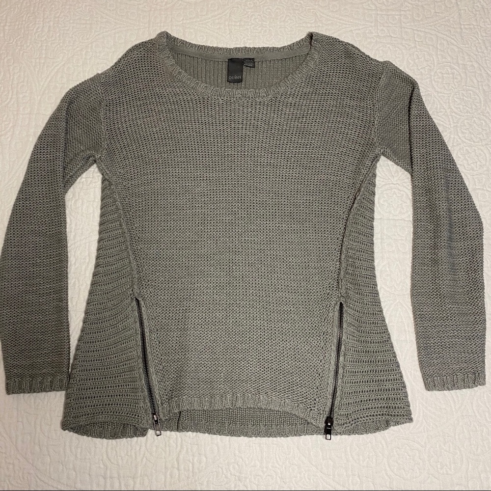 Zipper Detailed Sweater